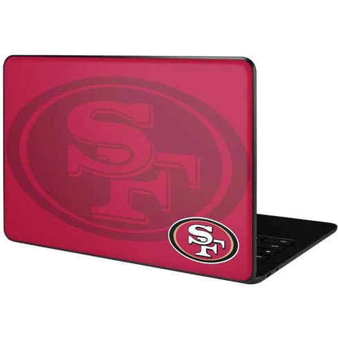 NFL San Francisco 49ers Double Vision Google Pixelbook Go Skin