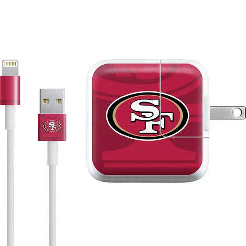 NFL San Francisco 49ers Double Vision iPad Charger (10W USB) Skin