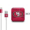NFL San Francisco 49ers Double Vision iPad Charger (10W USB) Skin