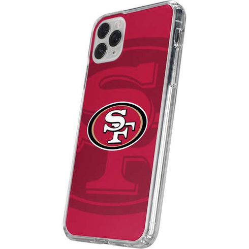 NFL San Francisco 49ers Double Vision iPhone 11 Pro Clear Case