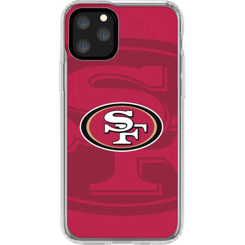 NFL San Francisco 49ers Double Vision iPhone 11 Pro Clear Case