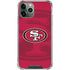 NFL San Francisco 49ers Double Vision iPhone 11 Pro Max Clear Case