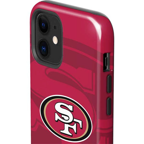NFL San Francisco 49ers Double Vision iPhone 12 Impact Case