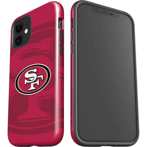 NFL San Francisco 49ers Double Vision iPhone 12 Impact Case