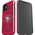 NFL San Francisco 49ers Double Vision iPhone 12 Impact Case