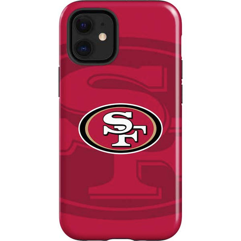 NFL San Francisco 49ers Double Vision iPhone 12 Mini Impact Case