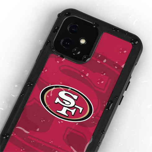NFL San Francisco 49ers Double Vision iPhone 12 Mini Waterproof Case