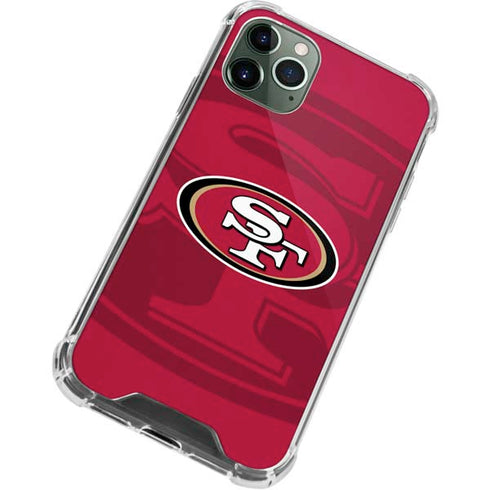 NFL San Francisco 49ers Double Vision iPhone 12 Pro Max Clear Case
