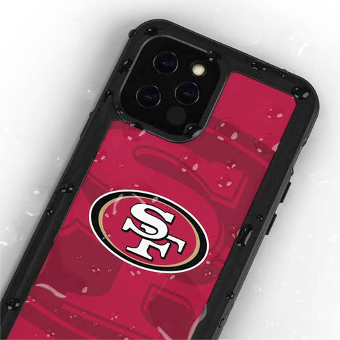NFL San Francisco 49ers Double Vision iPhone 12 Pro Max Waterproof Case