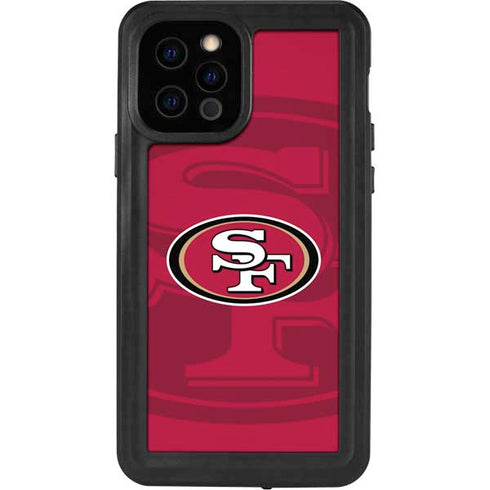 NFL San Francisco 49ers Double Vision iPhone 12 Pro Waterproof Case