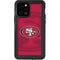 NFL San Francisco 49ers Double Vision iPhone 12 Pro Waterproof Case