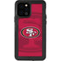 NFL San Francisco 49ers Double Vision iPhone 12 Pro Waterproof Case