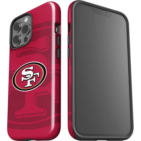 NFL San Francisco 49ers Double Vision iPhone 13 Pro Max Impact Case