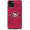 NFL San Francisco 49ers Double Vision iPhone 14 Clear Case