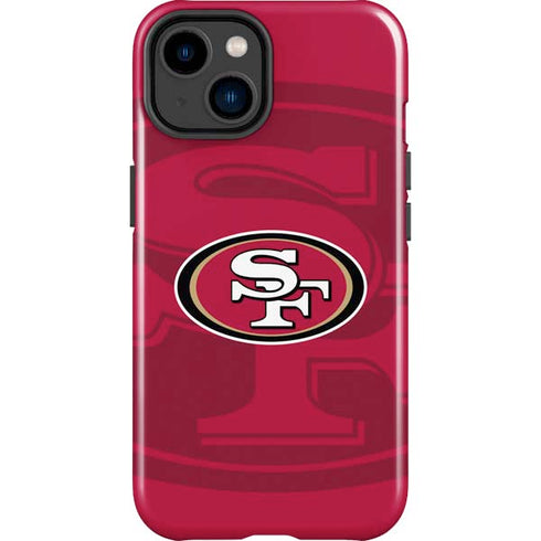 NFL San Francisco 49ers Double Vision iPhone 15 Plus Impact Case