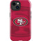 NFL San Francisco 49ers Double Vision iPhone 15 Plus Impact Case