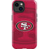 NFL San Francisco 49ers Double Vision iPhone 15 Plus Impact Case