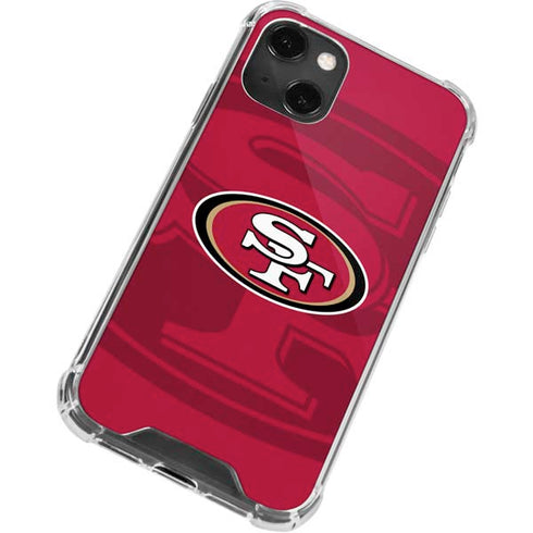 NFL San Francisco 49ers Double Vision iPhone 14 Plus Clear Case