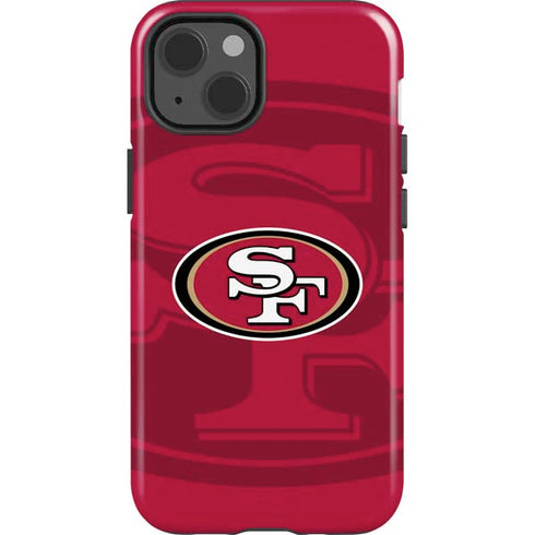 NFL San Francisco 49ers Double Vision iPhone 15 Impact Case