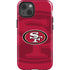 NFL San Francisco 49ers Double Vision iPhone 15 Impact Case