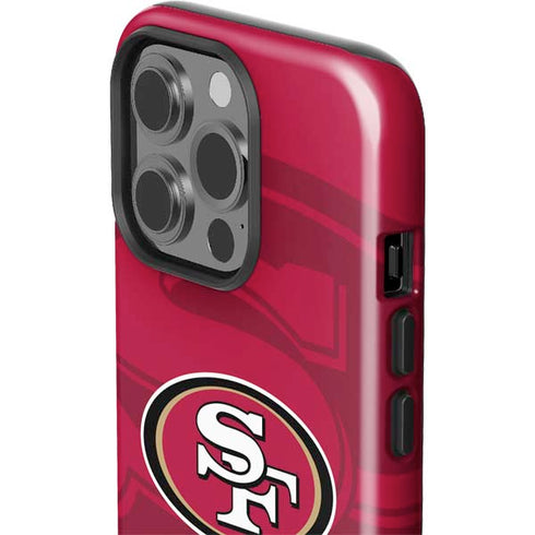 NFL San Francisco 49ers Double Vision iPhone 14 Pro Impact Case