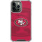 NFL San Francisco 49ers Double Vision iPhone 14 Pro Max Clear Case