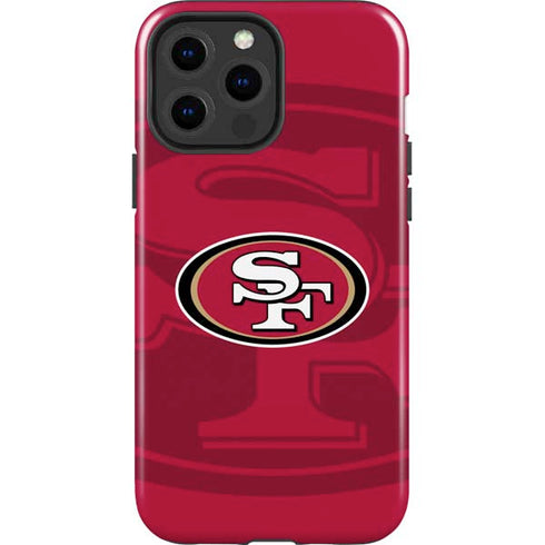NFL San Francisco 49ers Double Vision iPhone 15 Pro Max Impact Case