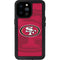 NFL San Francisco 49ers Double Vision iPhone 14 Pro Max Waterproof Case