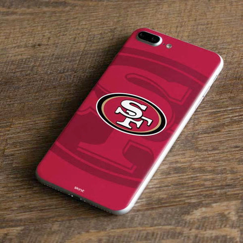 NFL San Francisco 49ers Double Vision iPhone 8 Plus Skin