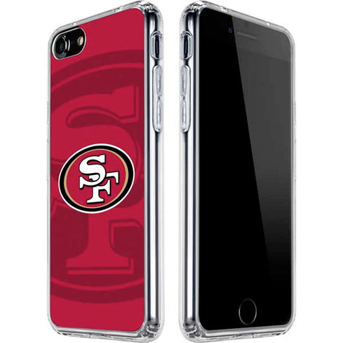NFL San Francisco 49ers Double Vision iPhone SE (2nd & 3rd Gen) Clear Case