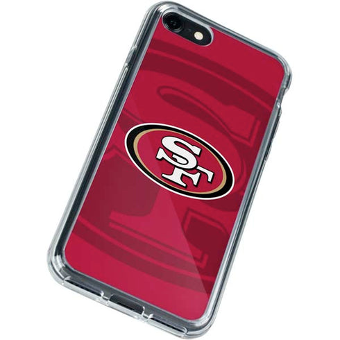 NFL San Francisco 49ers Double Vision iPhone SE (2nd & 3rd Gen) Clear Case