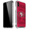 NFL San Francisco 49ers Double Vision iPhone XS Max Clear Case