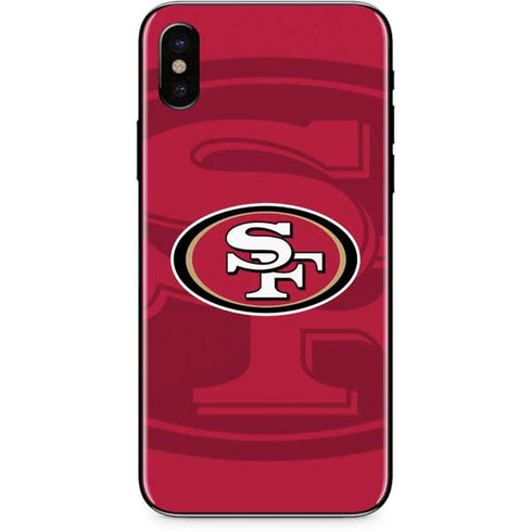 NFL San Francisco 49ers Double Vision iPhone XS Max Skin