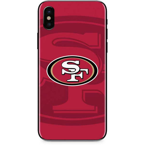 NFL San Francisco 49ers Double Vision iPhone XS Skin