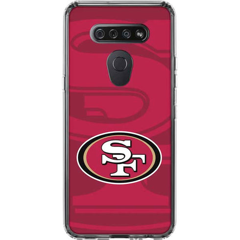 NFL San Francisco 49ers Double Vision LG K51/Q51 Clear Case