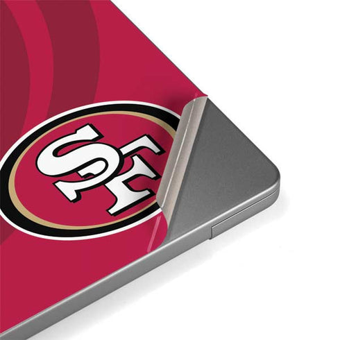 NFL San Francisco 49ers Double Vision MacBook Pro 14in (2021-24) Skin