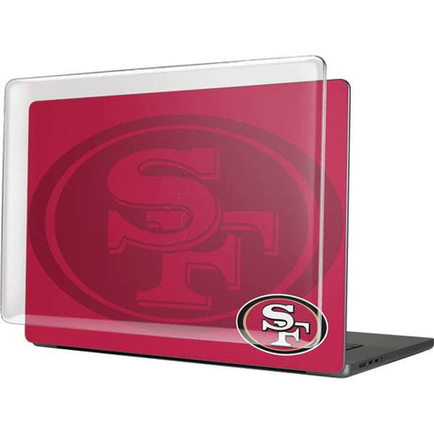 NFL San Francisco 49ers Double Vision MacBook Pro 16in (2021-25) Case plus Skin