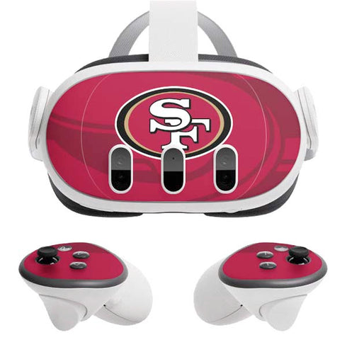 NFL San Francisco 49ers Double Vision Meta Quest 3 Skin