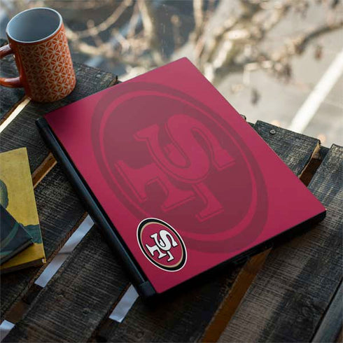 NFL San Francisco 49ers Double Vision MSI GS65 Stealth Laptop Skin