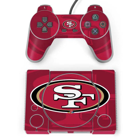 NFL San Francisco 49ers Double Vision PlayStation Classic Bundle Skin