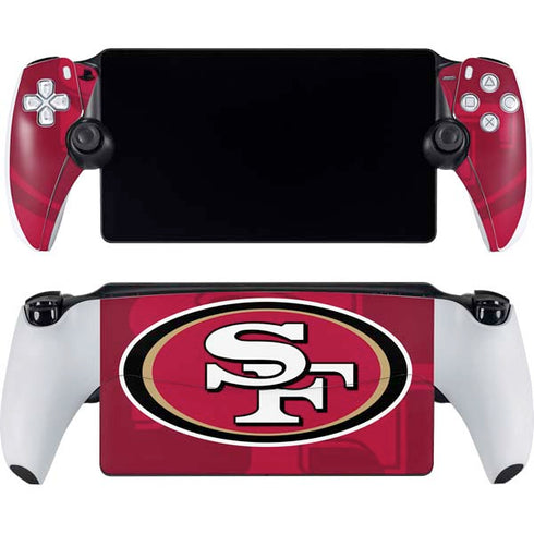 NFL San Francisco 49ers Double Vision PlayStation Portal Remote Player Skin