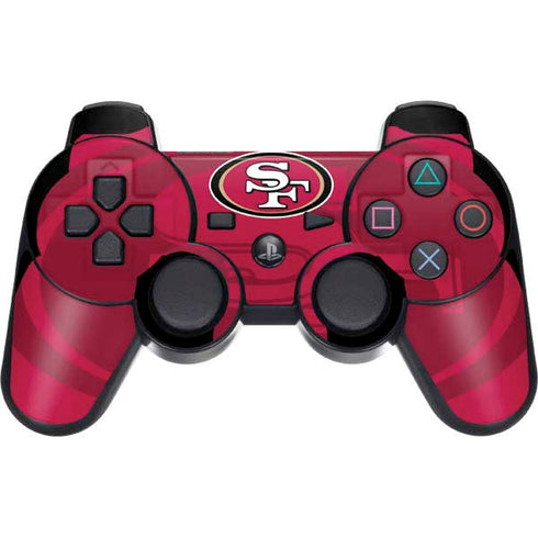 NFL San Francisco 49ers Double Vision PS3 Dual Shock wireless controller Skin