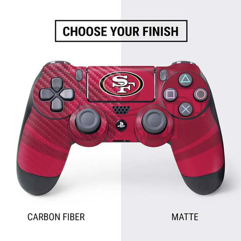NFL San Francisco 49ers Double Vision PS4 Controller Skin