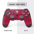 NFL San Francisco 49ers Double Vision PS4 Controller Skin