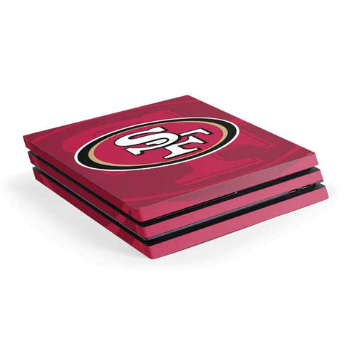 NFL San Francisco 49ers Double Vision PS4 Pro Console Skin