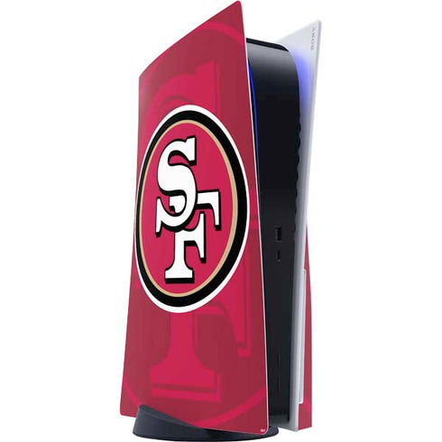 NFL San Francisco 49ers Double Vision PS5 Console Skin
