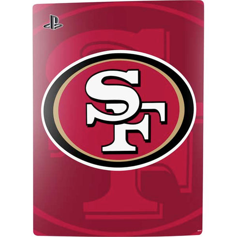 NFL San Francisco 49ers Double Vision PS5 Console Skin