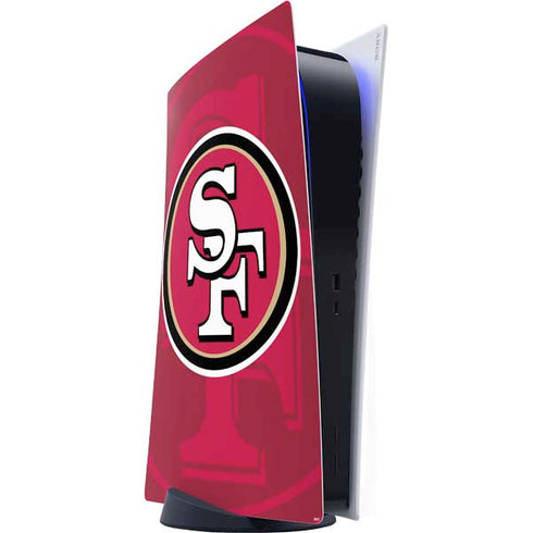 NFL San Francisco 49ers Double Vision PS5 Digital Edition Console Skin