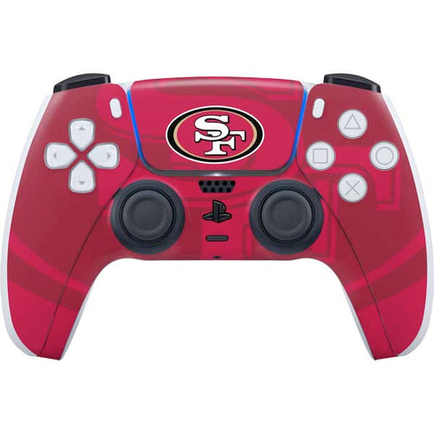 NFL San Francisco 49ers Double Vision PS5 Controller Skin
