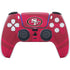 NFL San Francisco 49ers Double Vision PS5 Controller Skin